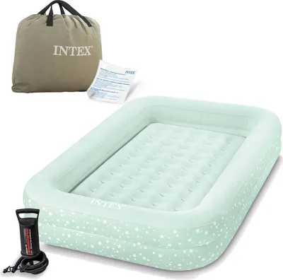 Productafbeelding van Intex opblaasbaar kinderbed, reisbed, 107 x 168 x 25 cm, inclusief pomp