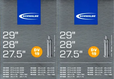 Produktbild von Schwalbe Schlauch DV19 40mm (27,5"/28"/29") 40/62-584/635
