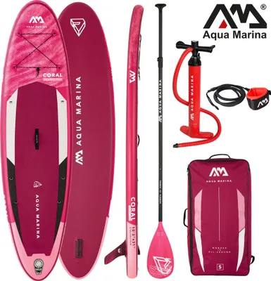 Produktbild von Aqua Marina Coral Stand-Up Paddle Board 310cm - 10’2” aufblasbares Advance Allround SUP Brett Komplett-Set