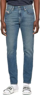 Produktbild von Diesel D Strukt 34 L Herren Super Strecken Stoff Schlank Denim Mittel Blau – Blau