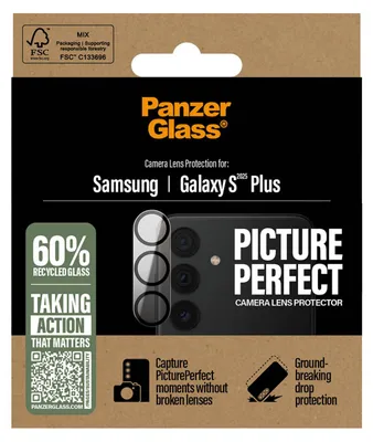 Produktbild von PanzerGlass ® PicturePerfect Kameraschutz Samsung Galaxy S25+, Samsung, Samsung - Galaxy S25+, Trockene Anwendung, Kratzresistent, Schockresistent, Transparent, 1 Stück(e)
