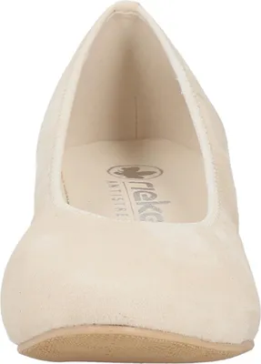 Produktbild von Rieker Damen Pumps mit runder Zehenform und Blockabsatz 44650, Größe:39 EU, Farbe:Beige