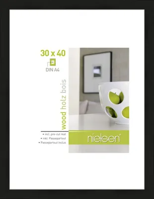Obrázok produktu pre Nielsen drevený rám Apollon 30x40 cm čierny