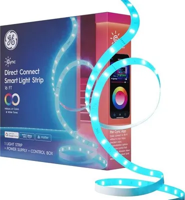 Productafbeelding van Slimme kleurveranderende LED-lichtstrip voor slaapkamer - Werkt met Alexa en Google Home