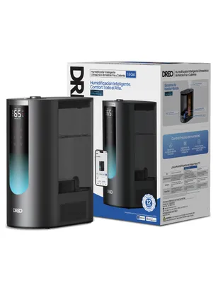 Image de DREO Humidificateur 813S DR-HHM013S 6 L, 45 h d'autonomie avec humidification chaude & froide ; contrôle précis de l'humidité en mode automatique