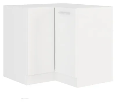 Produktbild von EKO White Eckunterschrank 89x89cm Weiss matt Küchenzeile Küchenblock Einbauküche