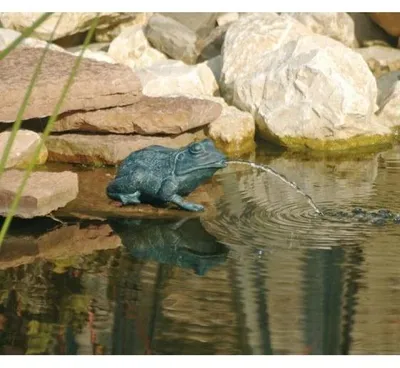 Image de Petite Grenouille - Hauteur : 12 cm - Statue fontaine de jardin
