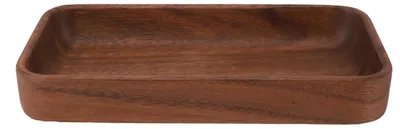 Produktbild von Omgoods - Obstschale aus Holz - Servierschale - Salatschüssel - Leichtgewicht - Massives Akazienholz - Handgefertigt und langlebig