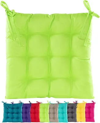 Produktbild von JACK Outdoor Stuhlkissen 38x38cm Lounge Kissen Auflage Wasserfest Sitzkissen Garten Lotus Effekt, Farbe:Grün