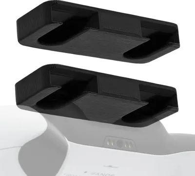 Produktbild von Controller Halterung Untertisch Halter passend für Sony PlayStation 4 / 5 PS5 PS4 DualSense DualShock Wireless 2 Stück Schwarz