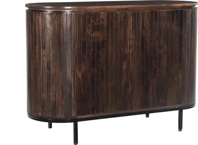 Produktbild von Livingfurn – Sideboard Noor Walnuss 115 cm – Mangoholz / beschichteter Stahl