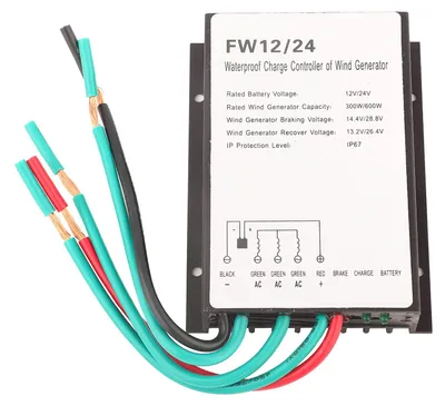 Windturbine-Controller FW12/24, 300W/600W, IP67, wasserdicht