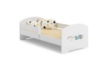 Obrázok produktu pre Detská posteľ LUK 160x80 so zábranou - Lietadlo