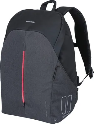 Image de Basil Sac à dos pour vélo B-Safe Nordlicht, 26x13x40cm, femme, noir