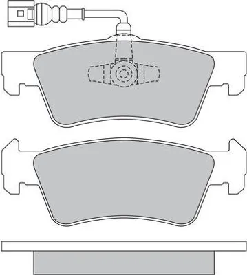 Produktbild von METZGER Bremsbeläge Satz Hinten für VW Touareg (7LA, 7L6, 7L7) 1170560
