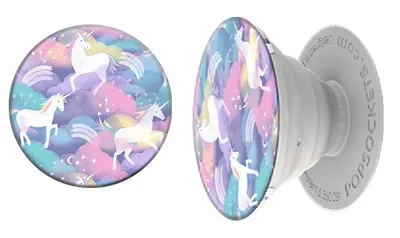 Obrázek produktu pro PopSockets Unicorns In The Air, Čtečka e-knih, Mobilní telefon/smartphone, Tablet/UMPC, Pasivní držák, Auto, Vnitřní, Venkovní, Vícebarevný