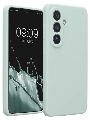 Produktbild von kwmobile Hülle kompatibel mit Samsung Galaxy S26 - Hülle Silikon gummiert - Handyhülle - Handy Case in Cool Mint