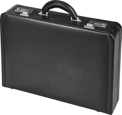 Produktbild von D & N Aktenkoffer  Leder Laptop Business Koffer Schwarz