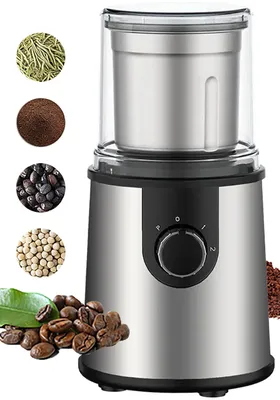 Produktbild von Kaffeemühle Elektrische Kaffeemühle,Edelstahl Klinge, Kaffeebohnenmühle 360 W, 80 g, Bohnenbehälter, für Kaffeebohnen, Kräuter, Nüsse, Körner