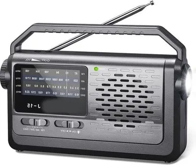 Immagine prodotto di Radio portatile da viaggio con FM/AM/SW - Radio tascabile - Altoparlante da 3 watt - Torcia tascabile di piccole dimensioni