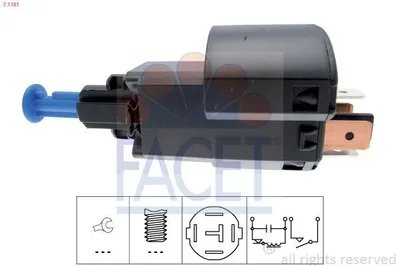 Produktbild von FACET Bremslichtschalter 7.1181 für OPEL VECTRA B (36) mechanisch