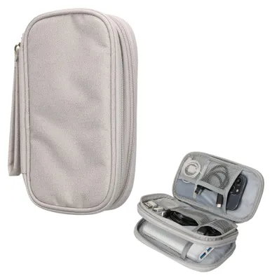 Produktbild von kwmobile Powerbank Schutzhülle kompatibel mit Anker PowerCore 20000 / 20100 / 10000 / 13000 mAh Hülle - Case Tasche für mobiles Ladegerät - 17,5 x 8