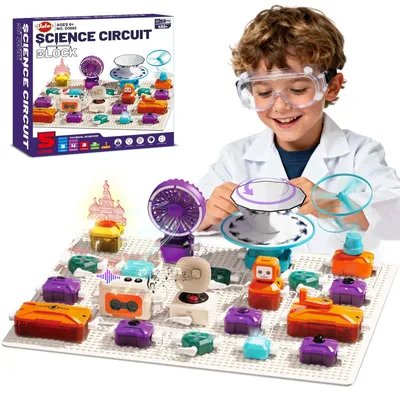 Imagen del producto de Circuito científico juguete - Para niños - Educativo - Kit de experimentos eléctricos