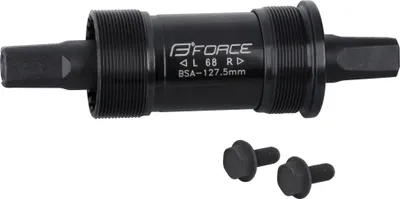 Produktbild von Force 4-Kant Stahl Tretlager mit BSA Gewinde Länge 127,5 mm
