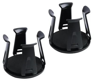 Immagine prodotto di 2 portabicchieri universali per auto, adesivi, in plastica ABS