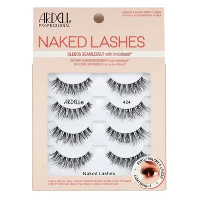 Obrázok produktu pre Ardell Naked Lashes Multipack Sztuczne rzęsy na pasku 424 Black
