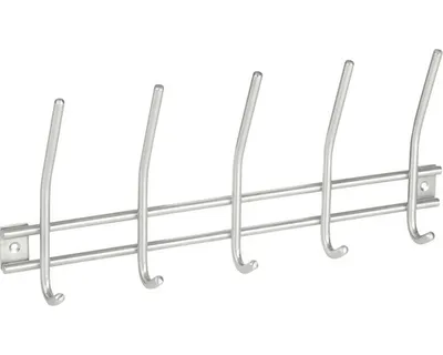 Image de Barre de suspension 5 crochets, 380x165 mm, acier inoxydable, 8140
