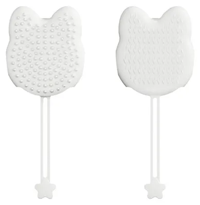 Image de INF Brosse double face à oreilles de chat - Pour éliminer les poils d'animaux