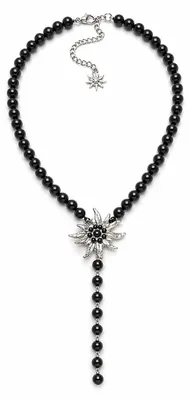 Produktbild von Trachtenkette Alpenkette Perlenkette mit Edelweiß von collezione alessandro