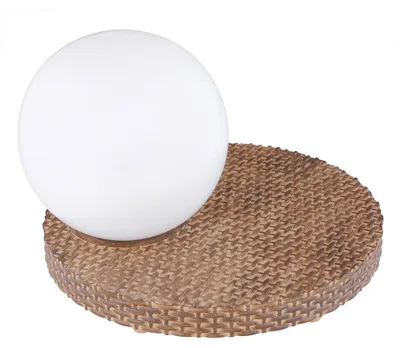 Produktbild von LED Solarleuchte, Kugel Design, Rattan Optik, H 17