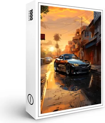 Image de puzzle premium raxxa "Coucher de soleil", 1000 pièces