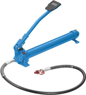 Productafbeelding van Hydraulische Pomp - Werkplaatspomp - Onderhoud Reparatie - Met Voetpedaal - 790 cm3 Reservoir - Blauw