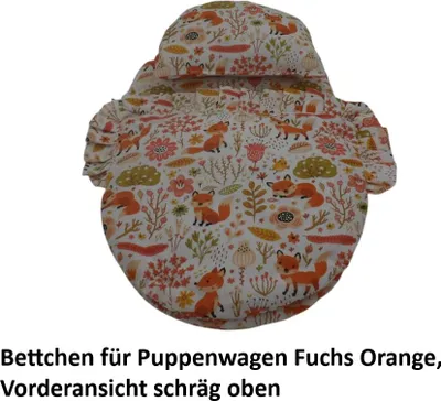 Produktbild von Bettchen für Puppenwagen Fuchs Orange