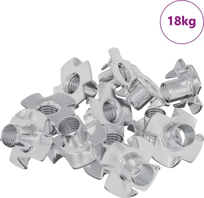 Produktbild von Stift-T-Nuss 7200 pcs Silber M6 mm Stahl