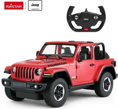 Obrázok produktu pre Rastar RC auto Jeep Wrangler Rubicon 1:14 červená