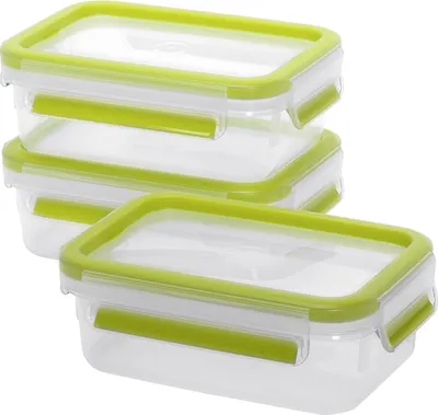 Obrázok produktu pre EMSA Sada Dóz 3 X 055 L Zelená Clip & Close 515583