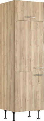 Produktbild von Optifit Kühlumbauschrank für 88er Einbaukühlschrank Erik290 BxTxH 60 x 58,4 x 211,8 cm wildeiche strukturiert matt zerle