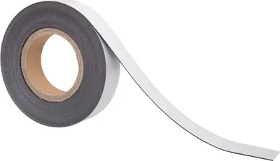 Produktbild von MAUL Magnetband PET 1 Stück 40 g/cm ² magnetisch selbstklebend beschriftbar 10 m x 10 cm x 1 mm braun