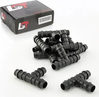 Produktbild von 10xVerbinder Kupplung T-Stück Bewässerungssystem Tropfbewässerung PE-Rohr 3x20mm