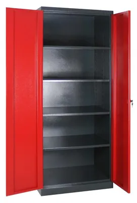 Produktbild von Schrank "XL-T"; Feuerrot (RAL 3000) / Anthrazitgrau (RAL 7016)