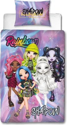 Produktbild von Rainbow High - Bettwäsche-Set AG3205 (Einzelbett) (Pink/Violett/Bunt)