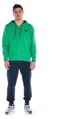Produktbild von Sportlicher Fluo Herren-Trainingsanzug mit Kapuze