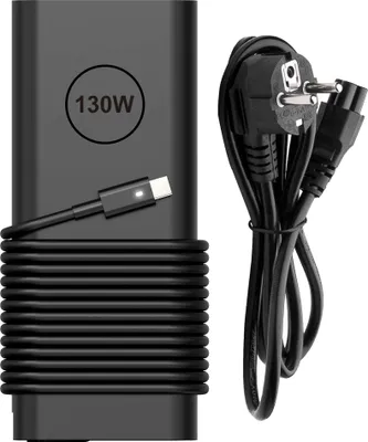 Produktbild von Ładowarka sieciowa do laptopa Dell 20V 6.5A 130W wtyczka USB-C + kabel zasilający