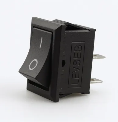 Immagine prodotto di Mini interruttore a bilanciere 250 V 6 A 125 V 10 A CA, KCD1 rettangolare 19 x 13 mm, 2 poli ON/OFF