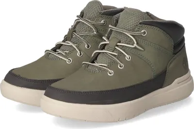 Produktbild von Timberland Jungen High Sneaker SENECA BAY Grün Leder-Textil-Mix Größe: 34
