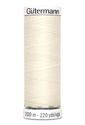 Produktbild von Gütermann Nähgarn Allesnäher M303 200 m Farbe 0001